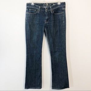 7 for all Mankind Flynt boot cut blue jean size 27